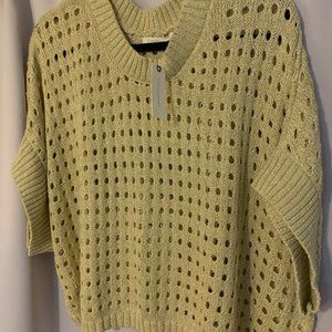 Anthropologie Poncho Sweater One Size Fits All GOLD Tags Still On!